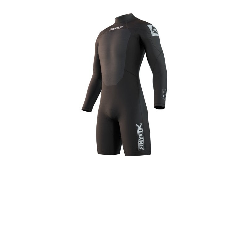 Brand Long Arm Shorty 3/2 Back Zip