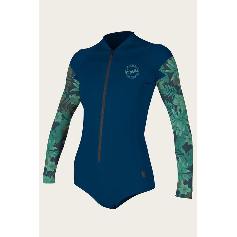 O'Neill Women's FRONT ZIP L/S SURF SUIT