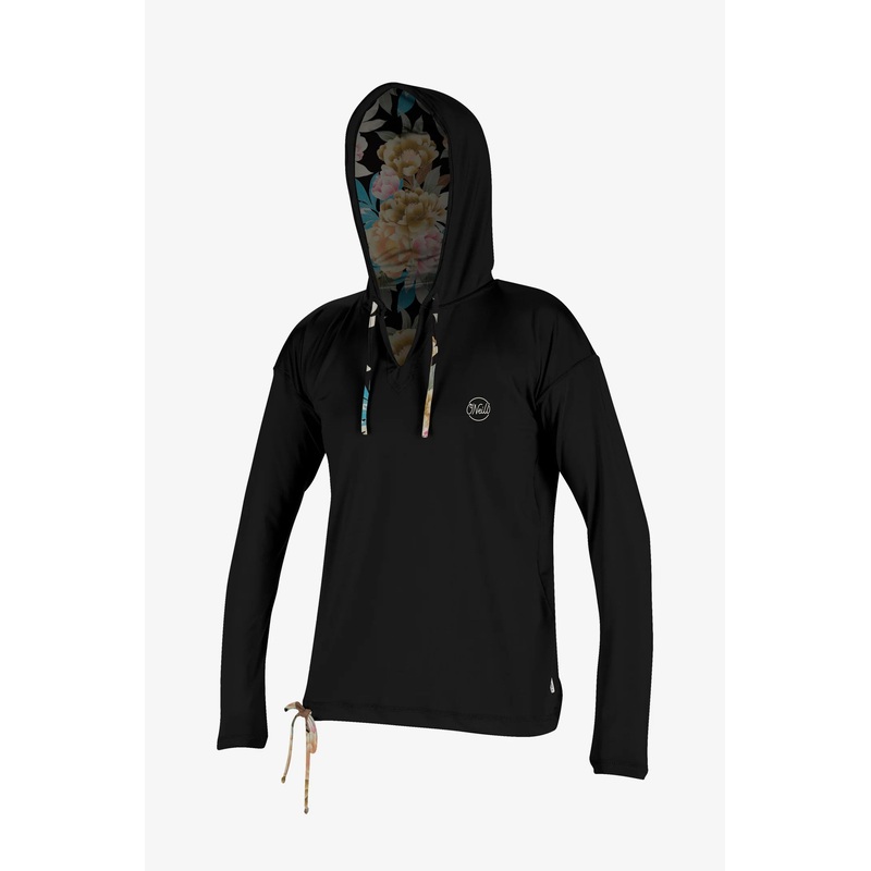 O'Neill WMS Print L/S Hoodie Black