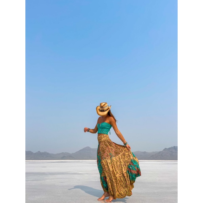 Clelia Top In Turquoise