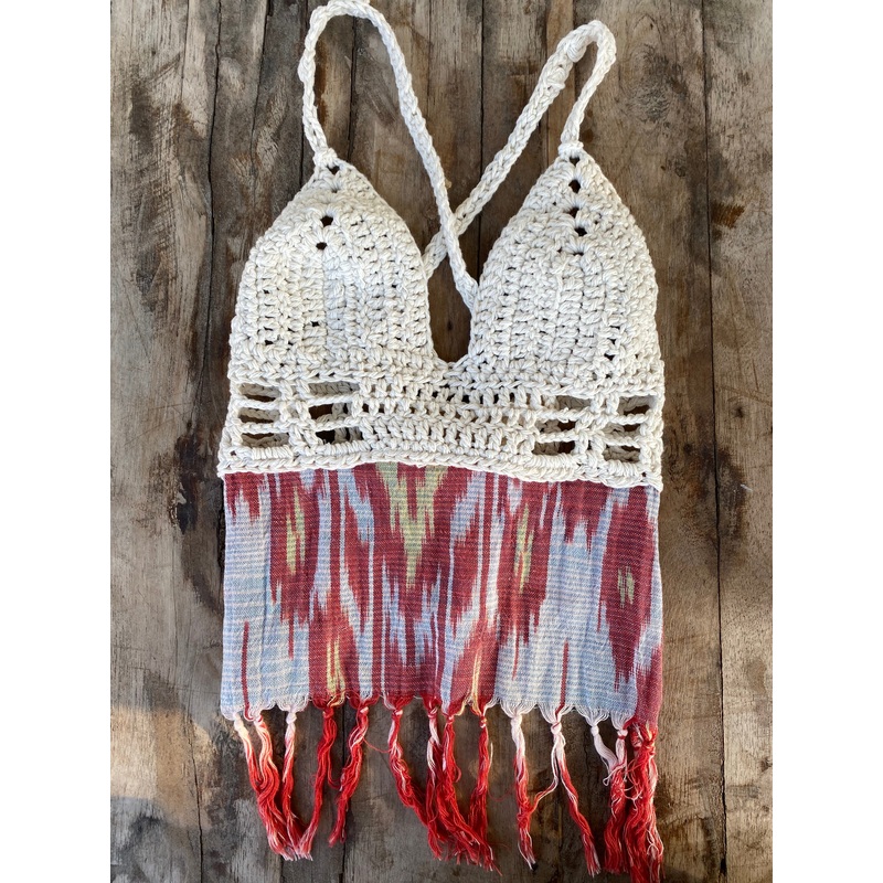 IKAT Crochet Top