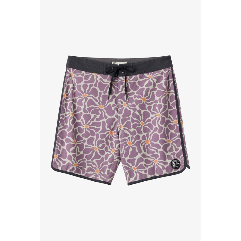 O'RIGINALS PRINT SCALLOP 18" BOARDSHORTS