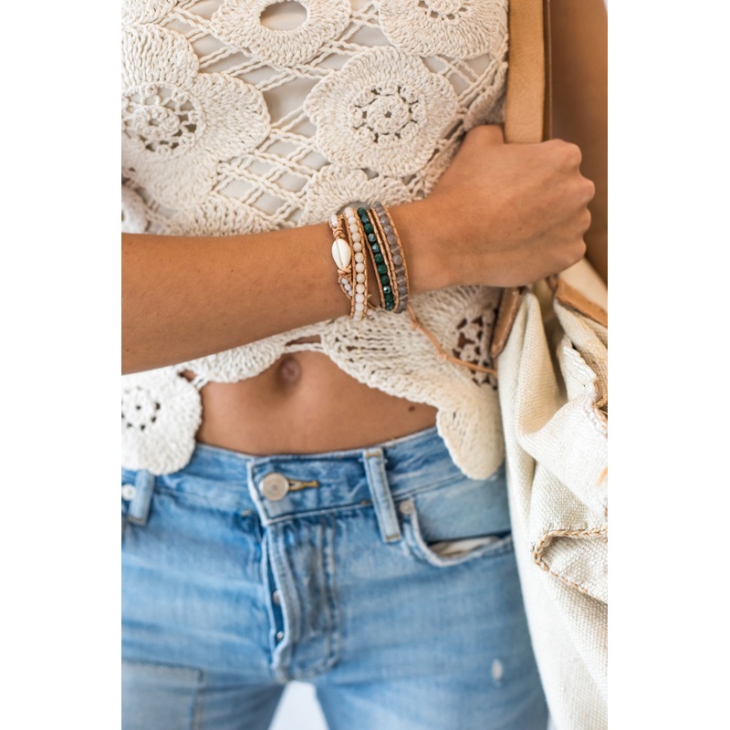 River Rocks Wrap Bracelet