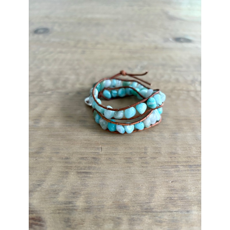 Sea Blue Wrap Bracelet