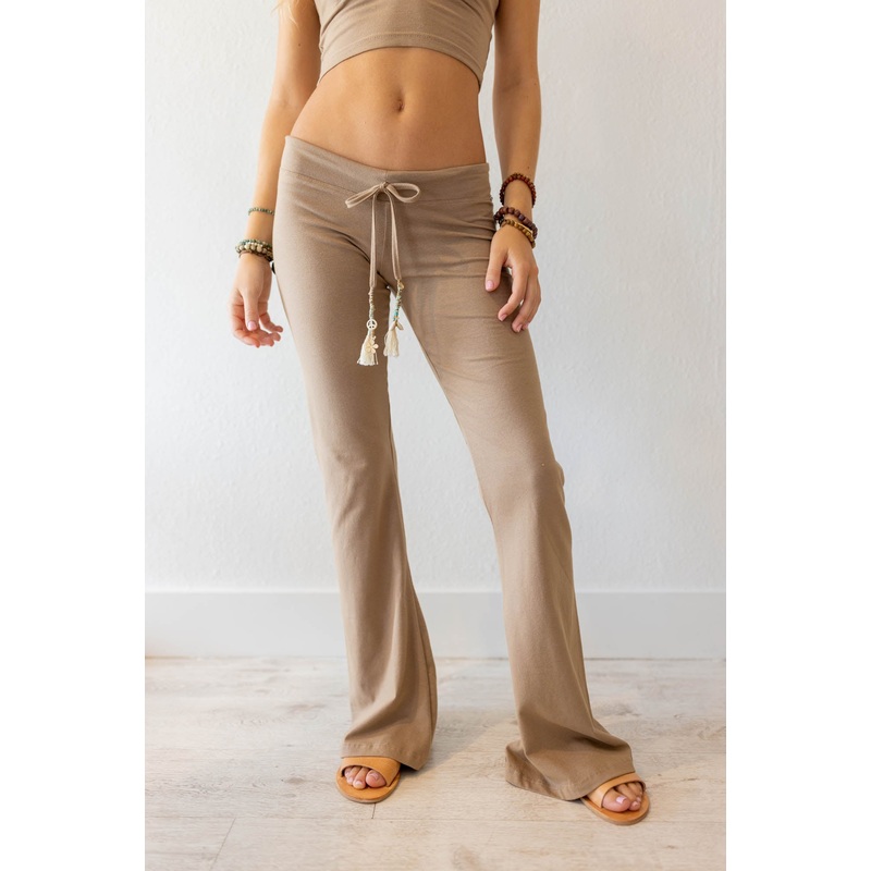 Taupe Flare Pants