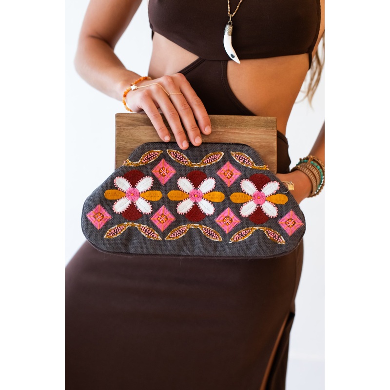 Charcoal Clutch