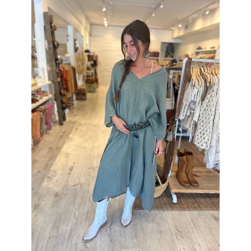 Elia Linen Oversized Tunic