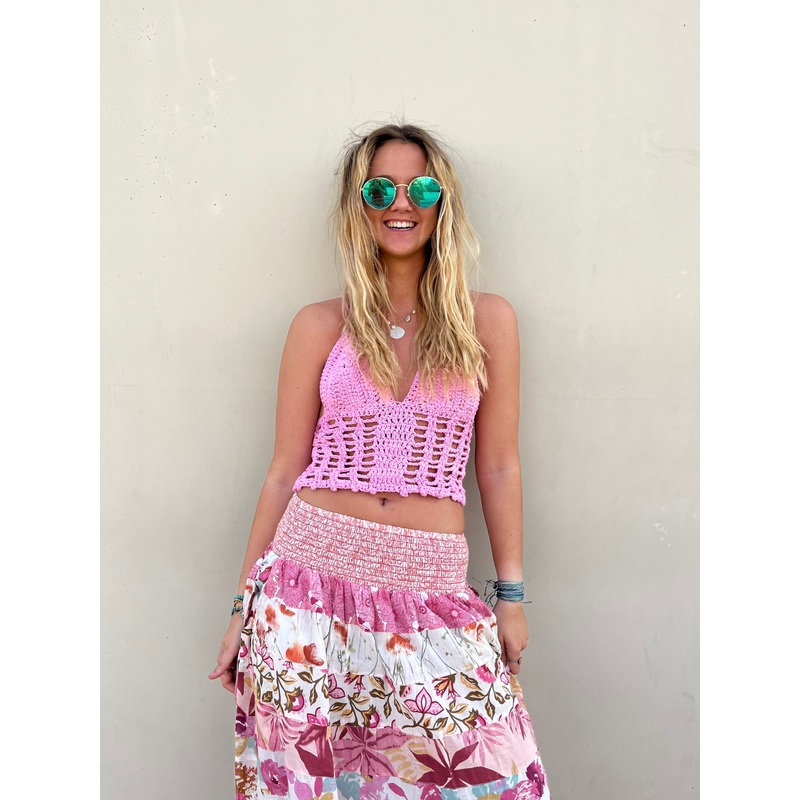 Pink Girl Crochet Top