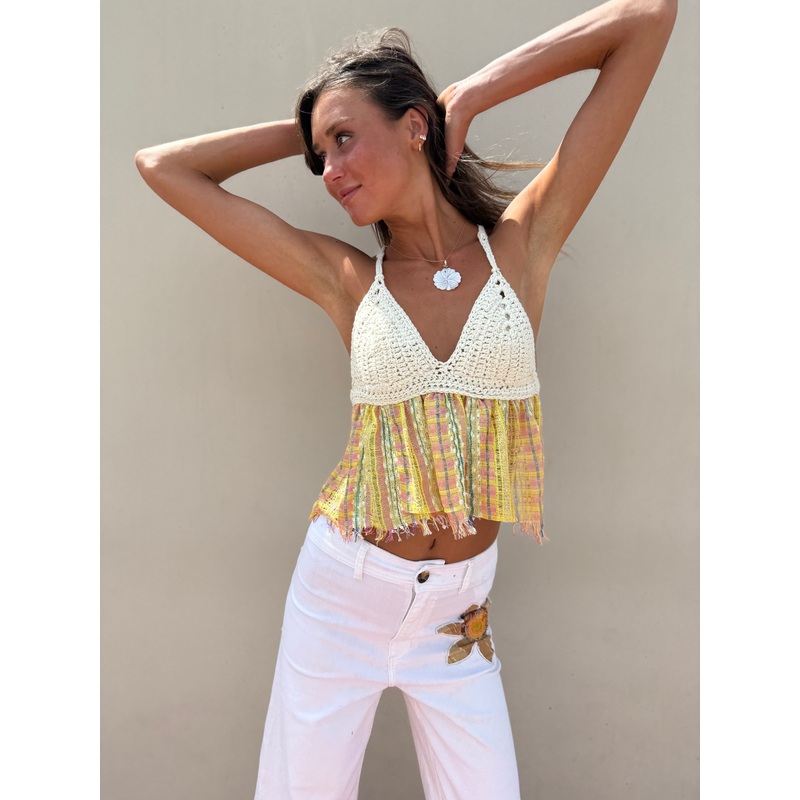 Libby Crochet Top
