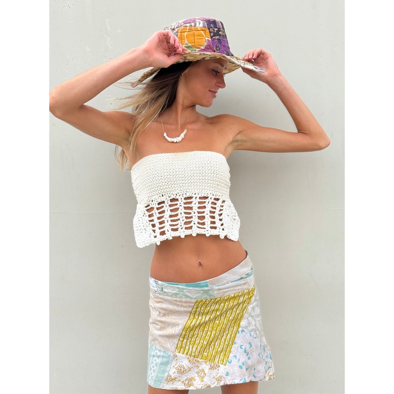 Micro Mini Wrap Skirt