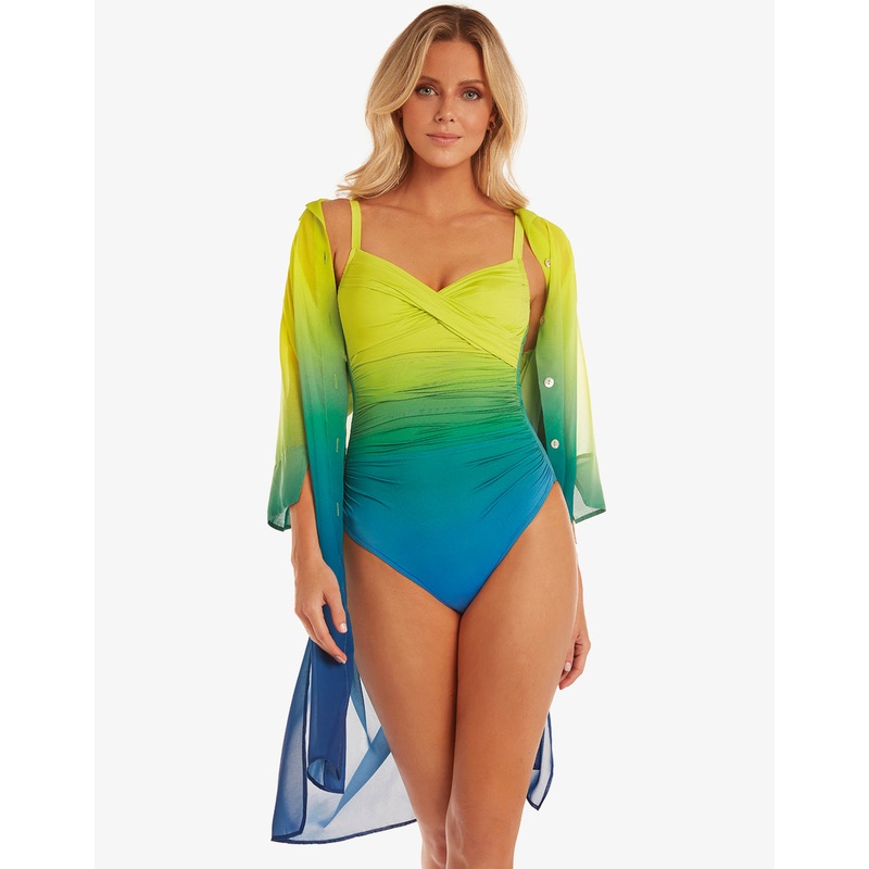 Brasil Underwired Wrap Swimsuit - Lima