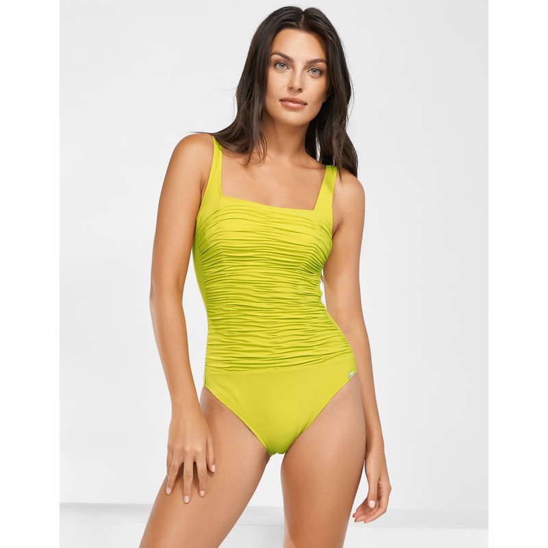 Elements Square Neck Swimsuit - Kiwi Green