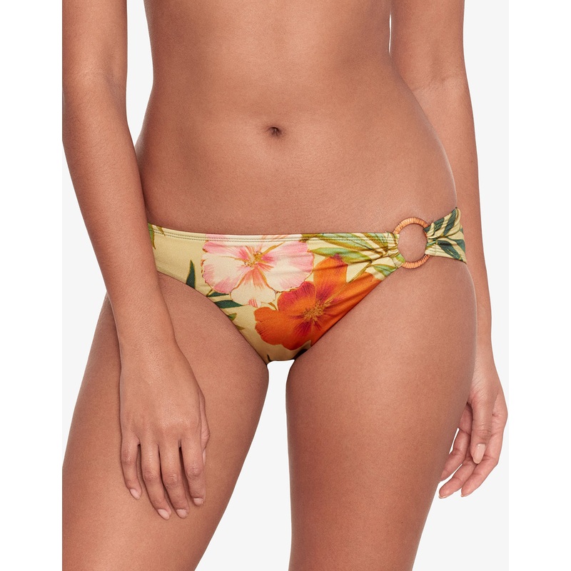 Island Tropical Rattan Ring Bikini Pant - Print