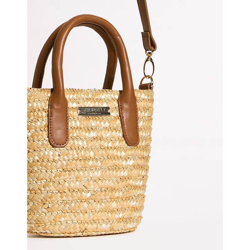 Micro Tote Bag - Natural