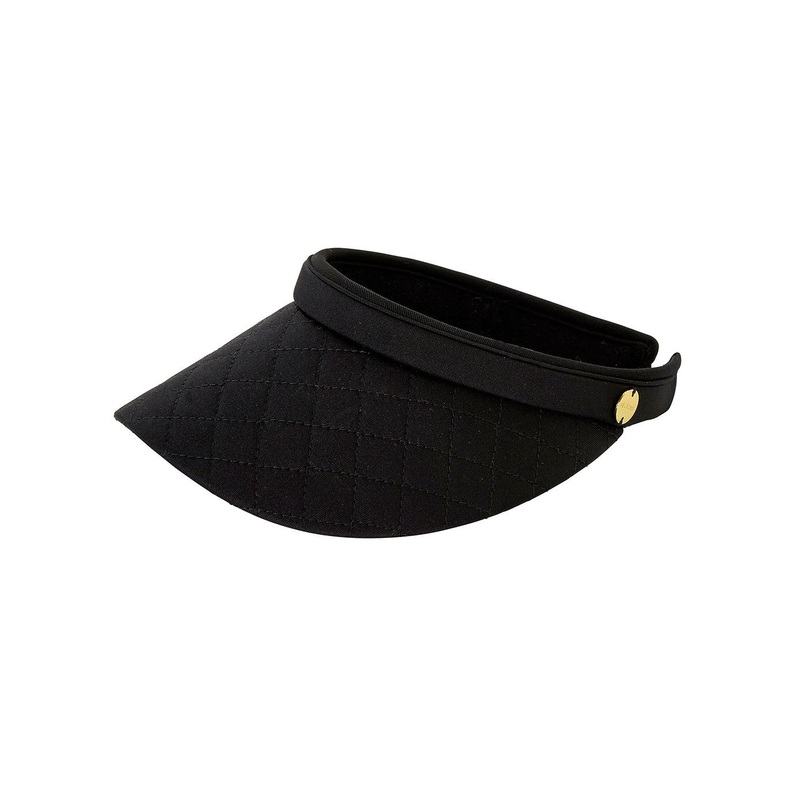 Quilted Visor - Black