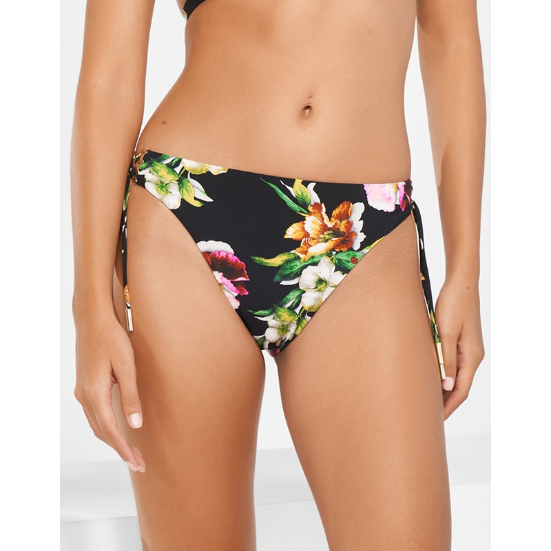 Siciliana Bikini Pant - Black-Brights