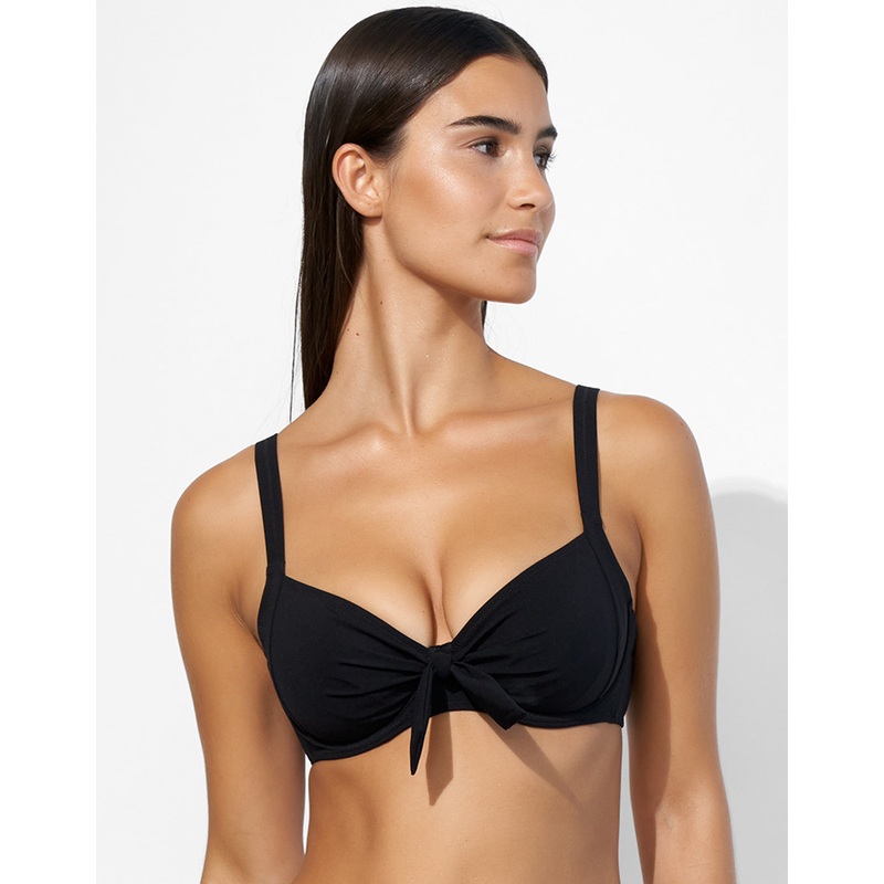 The Core Underwired Bikini Top - Black