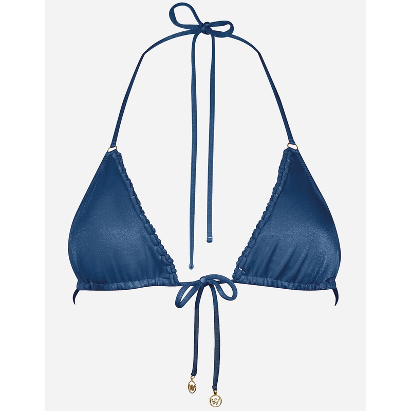Viva Energy Triangle Bikini Top - Denim Dose