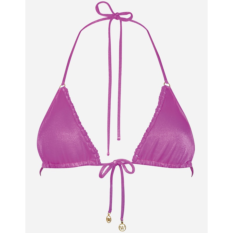 Viva Energy Triangle Bikini Top - Pink Flash