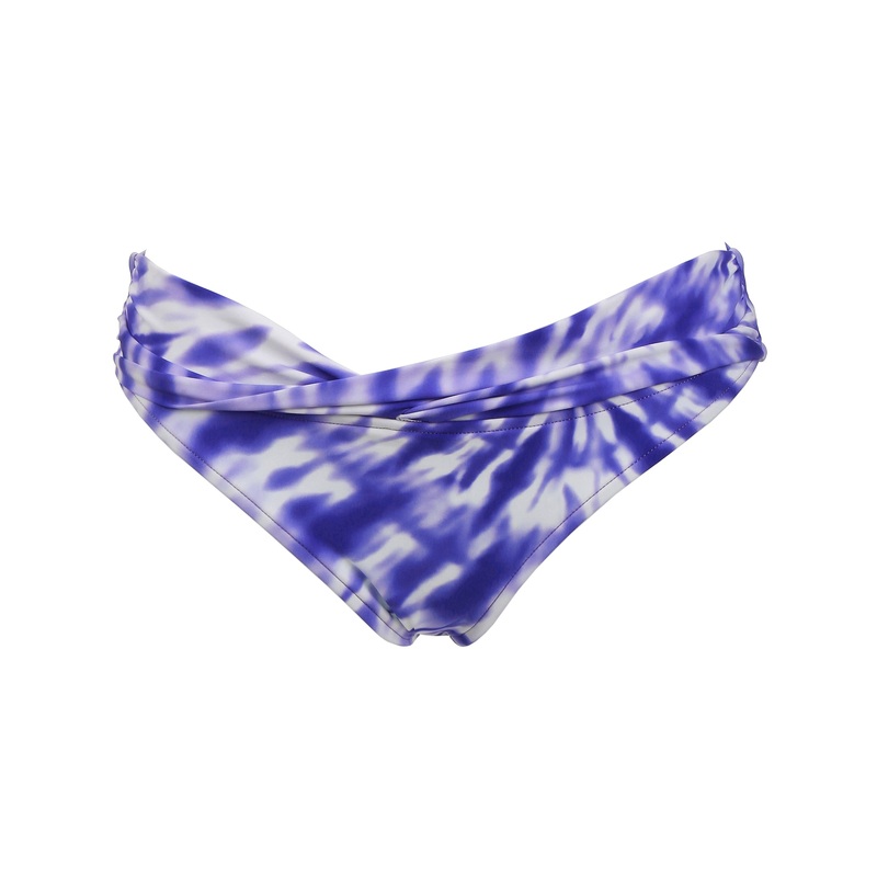 Beach Break Twist Band Hipster Bikini Bottom - Dazzling Blue
