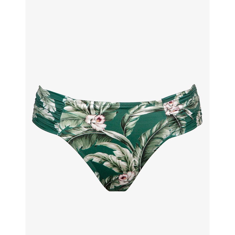 Fantasy Resort Ruched Side Bikini Pant - Jungle Boogie