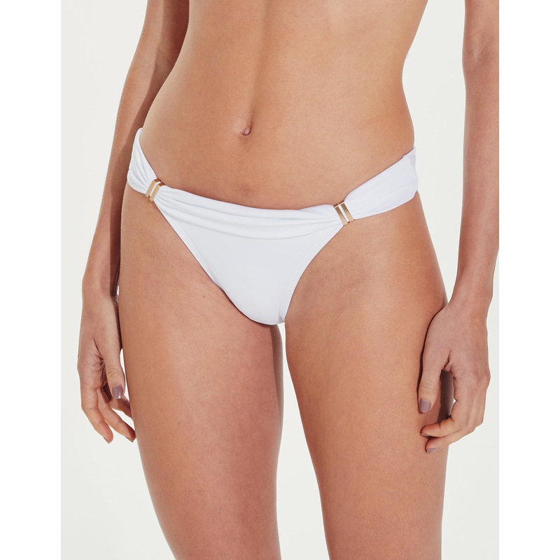 Signature Bia Tube Full Bikini Pant - White