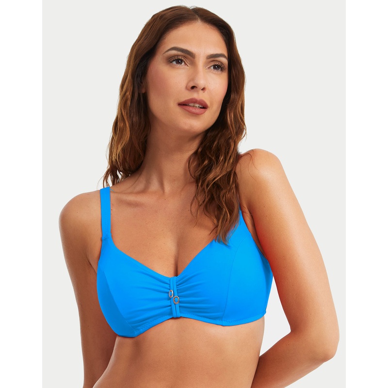 Stella Underwired Bikini Top - Blue