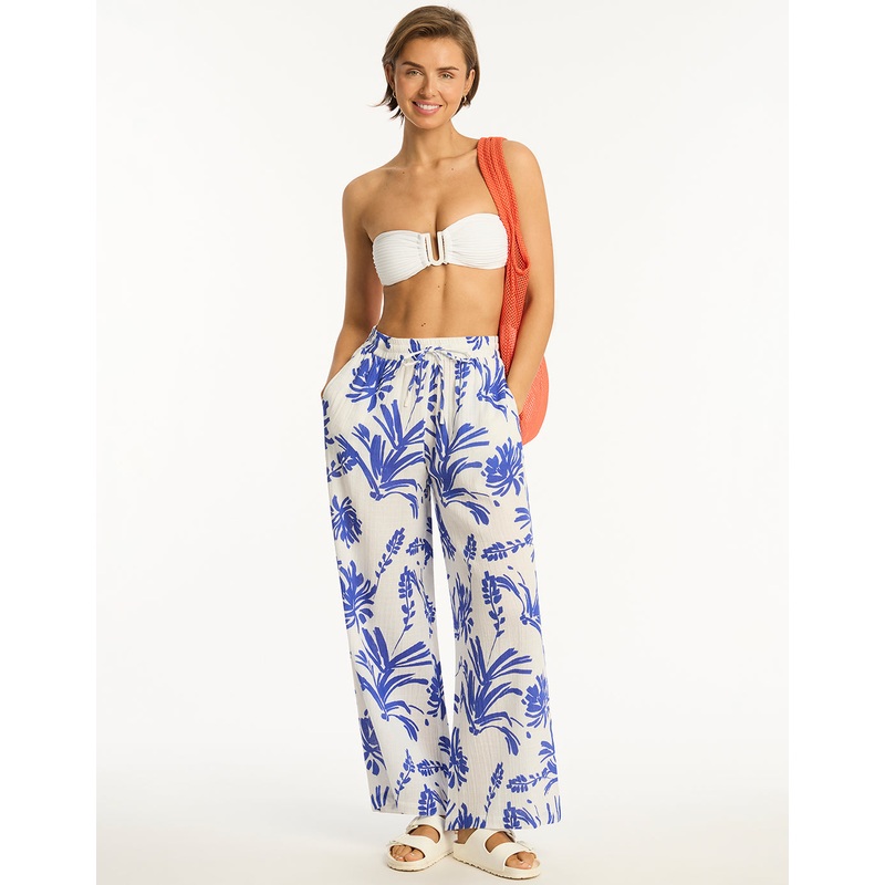 Tradewind Beach Pant - Cobalt