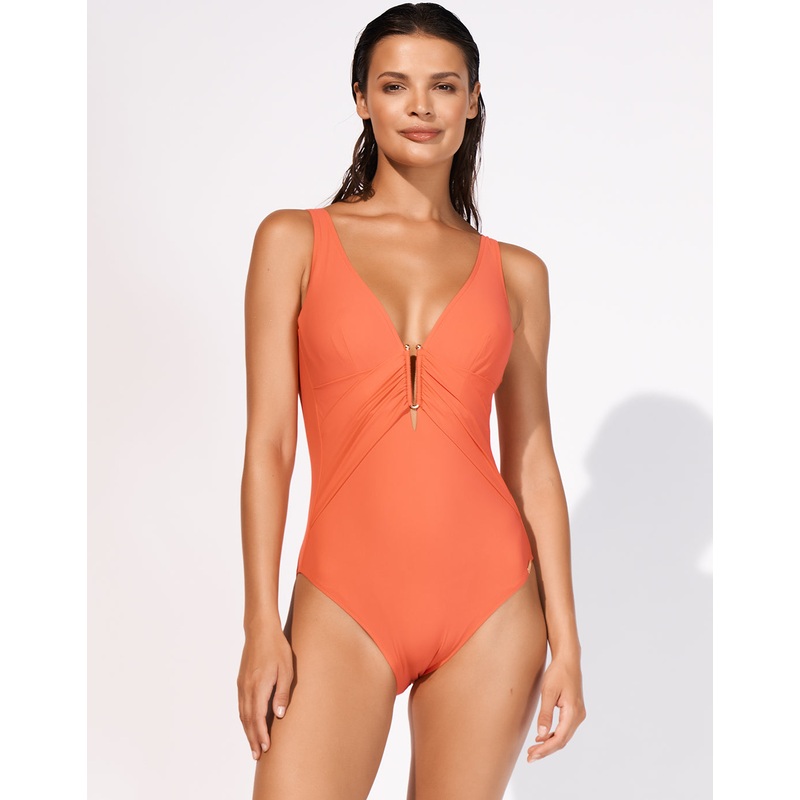 Honesty Underwired Swimsuit - Flame