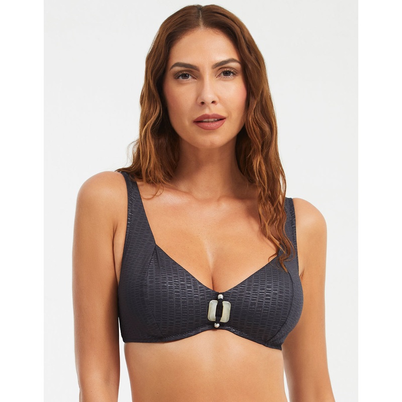 Lara Underwired Bikini Top - Black