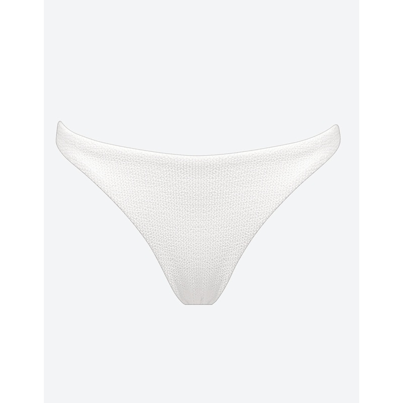 Retro Purity Bikini Bottom - White