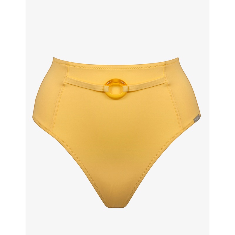 Summer Dive High Waist Ring Bikini Pant - Sun