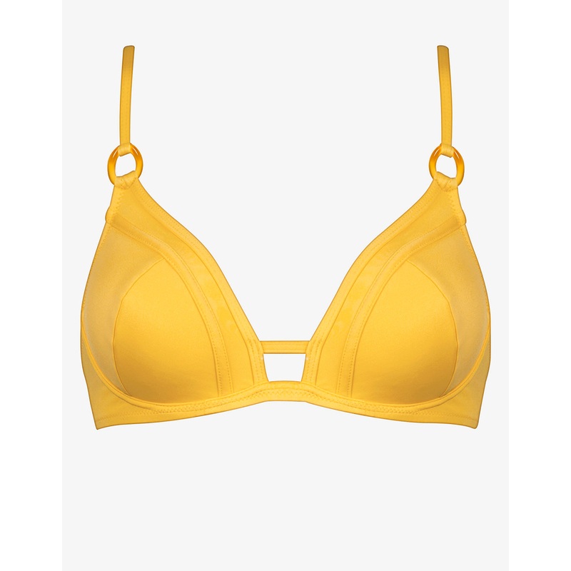 Summer Dive Ring Plunge Bikini Top - Sun