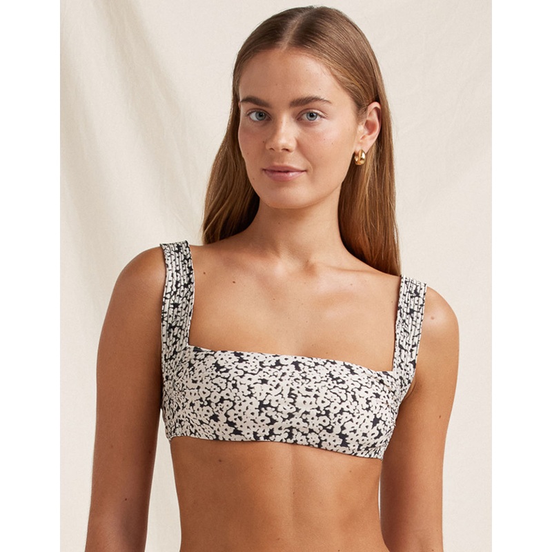 Bisou Vacances Crop Bikini Top - Ditsy Floral