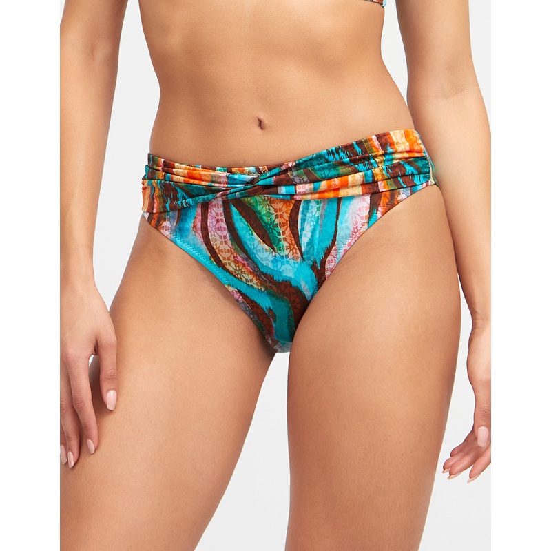 Aquarelle Twist Front Bikini Pant