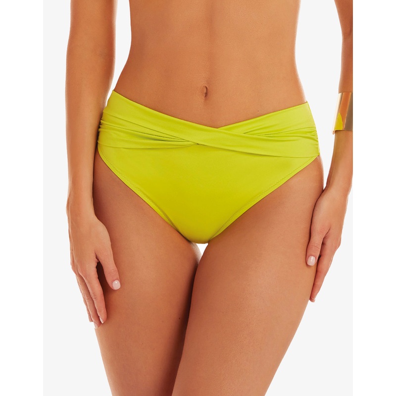 Ceylan Twist Front Bikini Pant - Lima