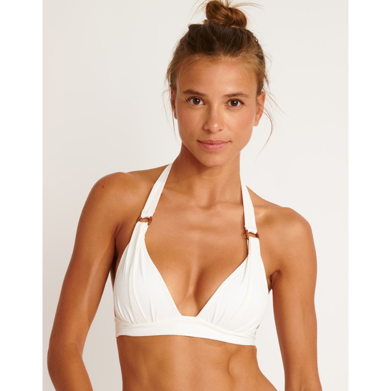 Santafe Maho Push Up Bikini Top - Ecru