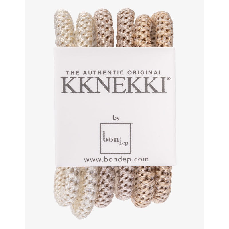 Slim Hair Tie Bundle - Nude