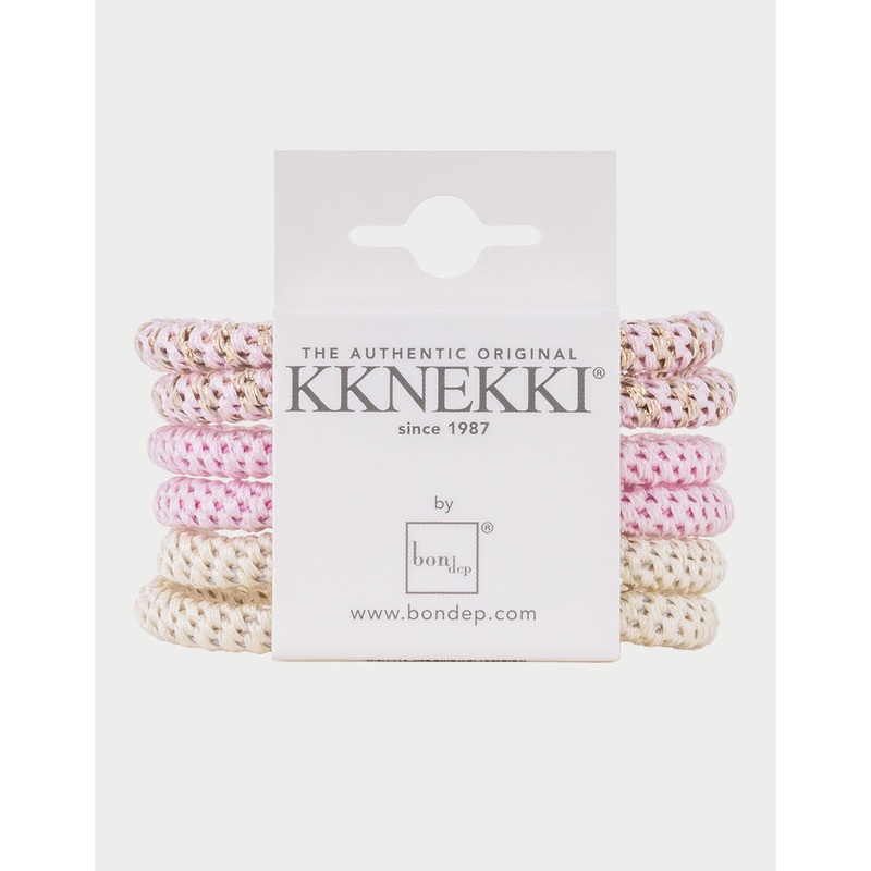 Slim Hair Tie Bundle - Pale Pastel Pinks