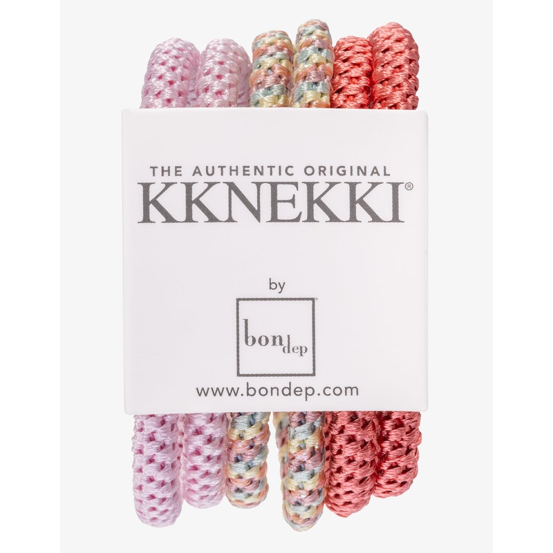 Slim Hair Tie Bundle - Pastel Pinks