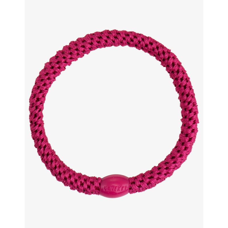 Slim Hair Tie - Cerise Pink