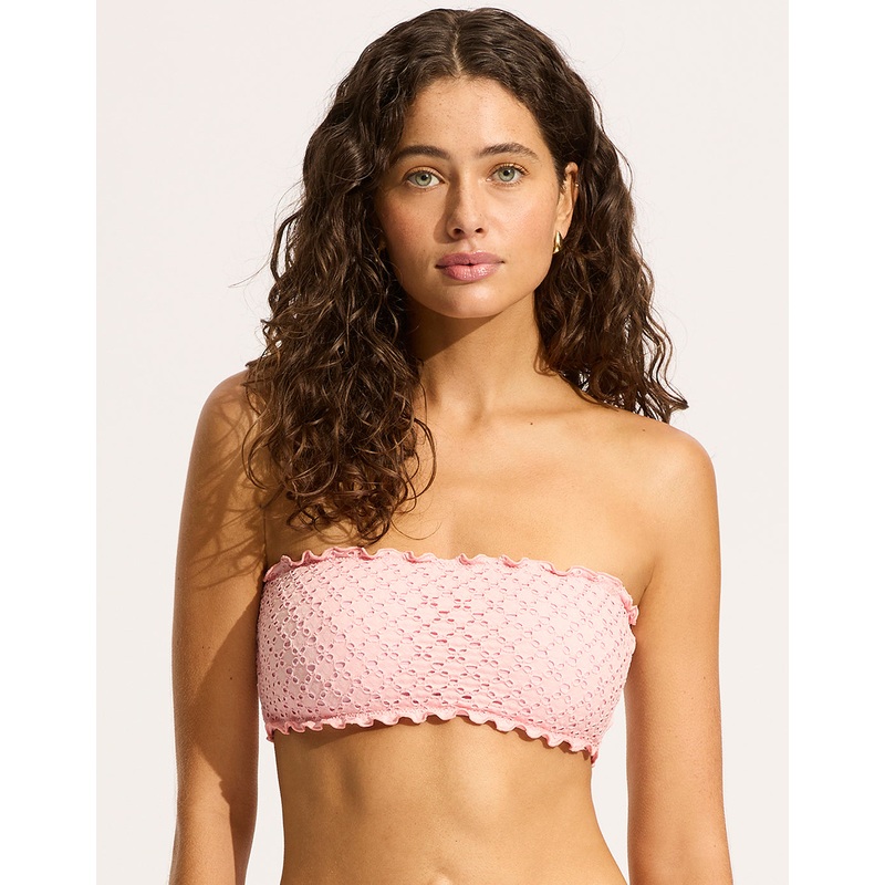 Daydreamer Tube Bikini Top - Dusty Pink