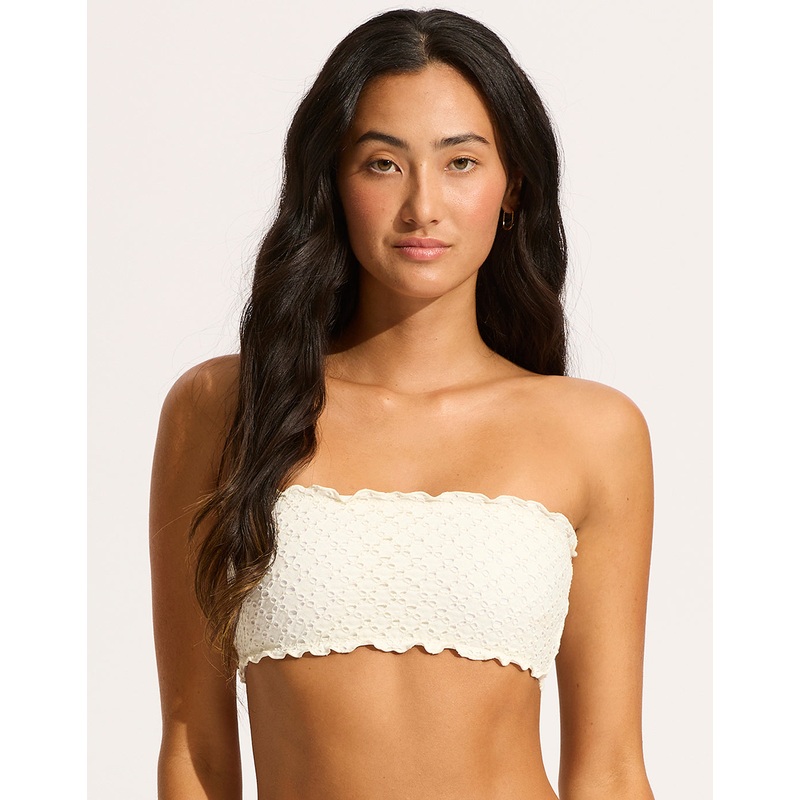 Daydreamer Tube Bikini Top - Vanilla