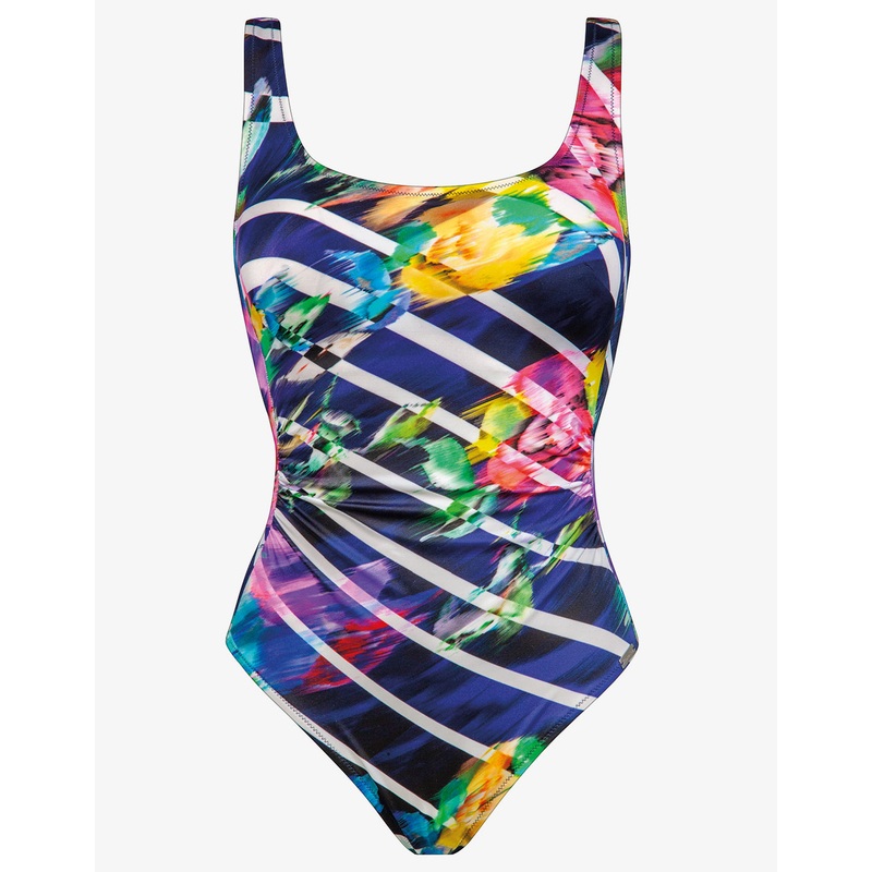 Flower Glow Swimsuit - Maritim Neon