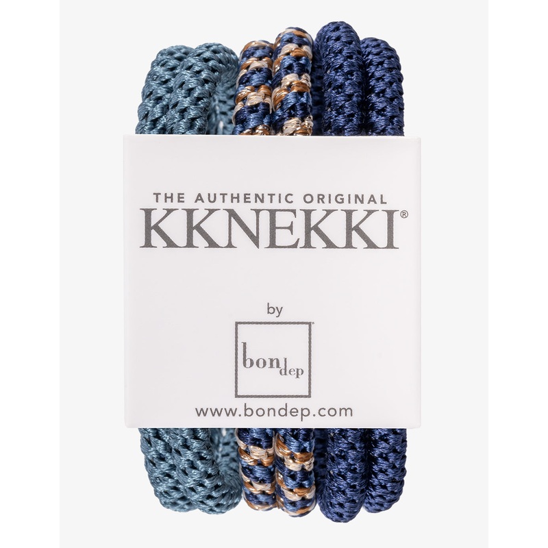 Slim Hair Tie Bundle - Blues