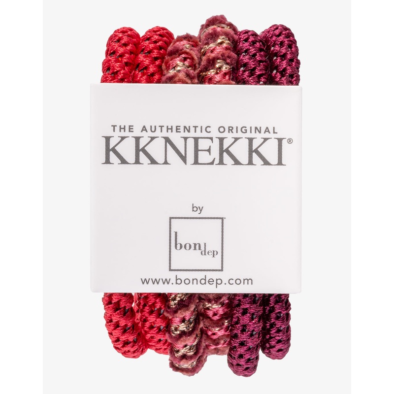 Slim Hair Tie Bundle - Dark Pinks
