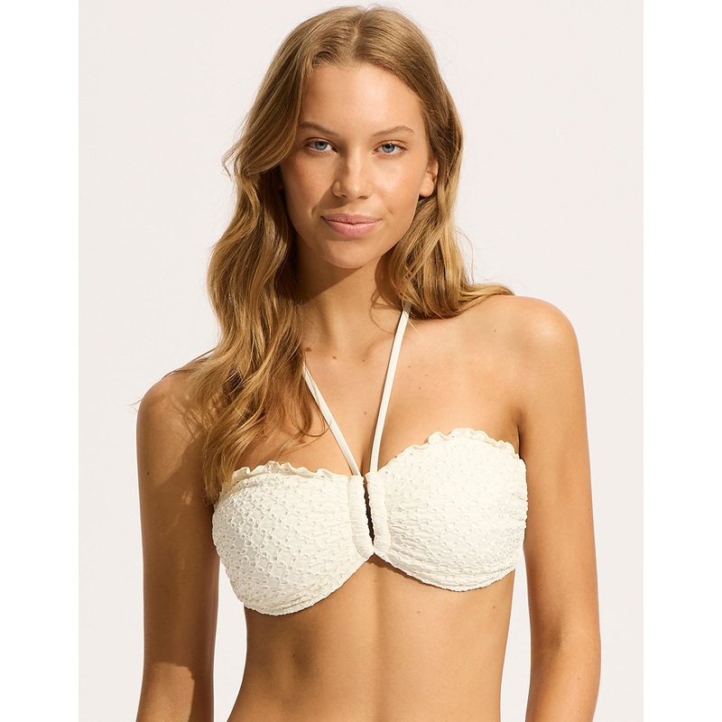 Daydreamer DD U Tube Bikini Top - Vanilla