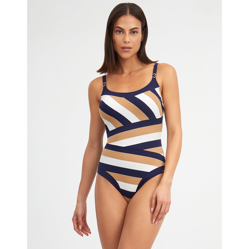 Doris Tank Swimsuit - Stripe