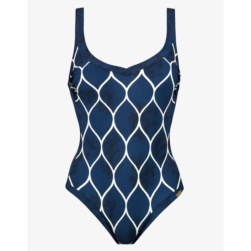 Ocean Cloud Moulded Swimsuit - Wave Cream