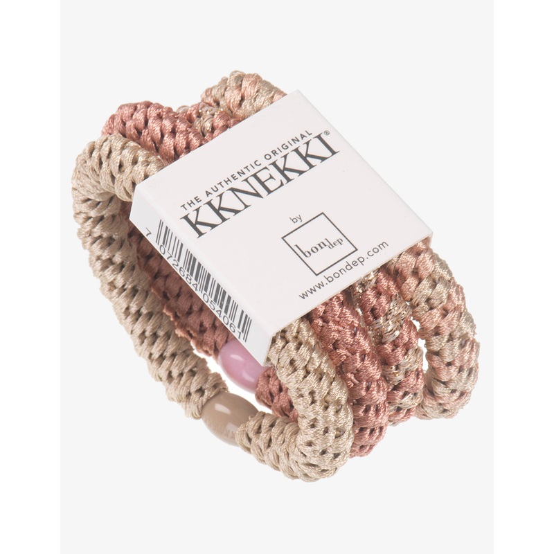 Original Hair Tie Bundle - Pinky Beige and Golds